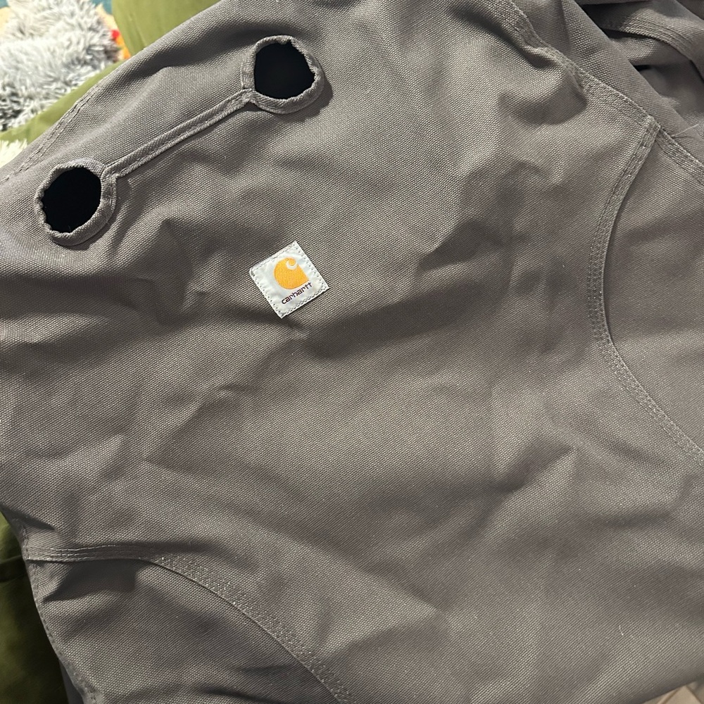 Carhartt Gray Toyota TRD pro front seat covers custom made 2015-2020 - Picture 2 of 5